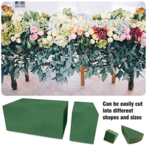 Max Shape Floral Foam Blocks Large 9 Inch,Wet Floral Foam Bricks,Floral Foam for Artificial Flowers and Wedding Holiday Decorations (4)