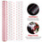 STOBOK Cellophane Wrap Roll | Red Polk Dot Gift Wrappings Paper 15.7 inch x100 Ft,2.5 Mil Thicken Transparent Long Film Gift Wrappings Packing Paper for Flowers Craft Basket Food