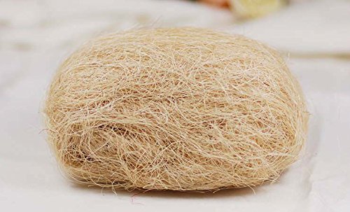 Yalulu 80g Natural Uncolored Raffia Jute Gift/Wedding Candy Packing Material Box Filler Supplies