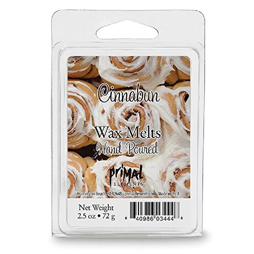 Primal Elements Wax Melt, Cinnabun, 2.5 Ounce