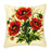 Vervaco Cross Stitch Cushion Kit Poppies 16" x 16"