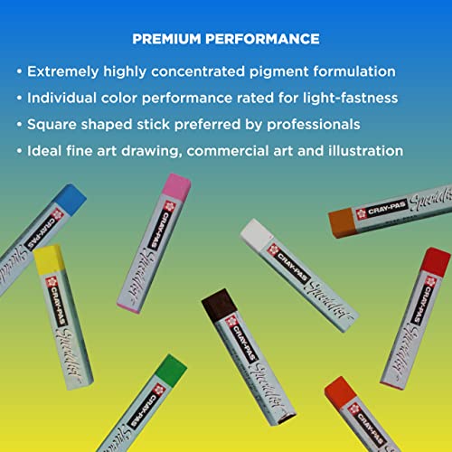 SAKURA Cray-Pas Specialist Oil Pastel Set - Soft Oil Pastels for Artists - 36 Pieces