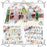 ZOCONE 342 Pcs Scrapbook Stickers with Tweezers, Vintage People Washi Stickers for Fashion Girls Journaling Sticker Scrapbooking Supplies, Precut Bullet Journal Stickers for DIY Crafts Album Envelop