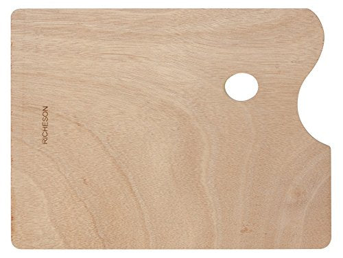 Jack Richeson 696026 Wooden Rectangular Palette, 12" x 16"