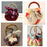PH PandaHall Bamboo Bag Handles, 4 Pack Round Purse Handles ag Handle Replacements Handbag Decorative Purse Handle for Handmade Beach Bag Handbags Purse Handles Macrame Market Bags, 5.9inch