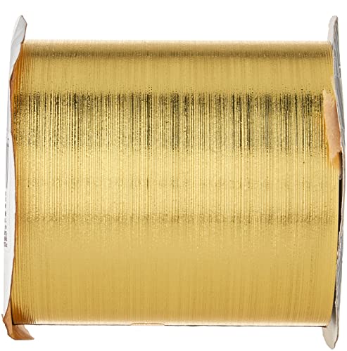 Berwick 4" Gold Brushed Glitter Ribbon