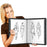 Dunwell Art Portfolio 11x17 Folder - (Dark Silver), Large Portfolio Folder for Artwork, Art Folder has 24 Pockets, Display 48 Pages, Fits 11 x 17 Watercolors, Presentation Book with Clear Sleeves