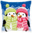 Vervaco Cross Stitch Cushion Kit Penguins with Scarf 16" x 16"