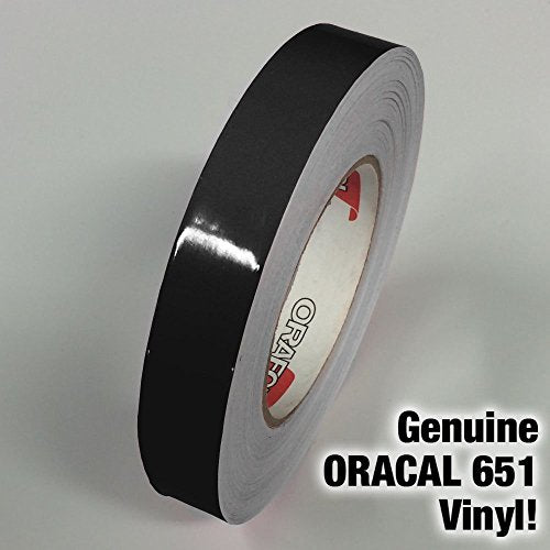ORACAL 651 Gloss Black Adhesive Vinyl Pinstripe Detailing Tape (2" x 30ft)