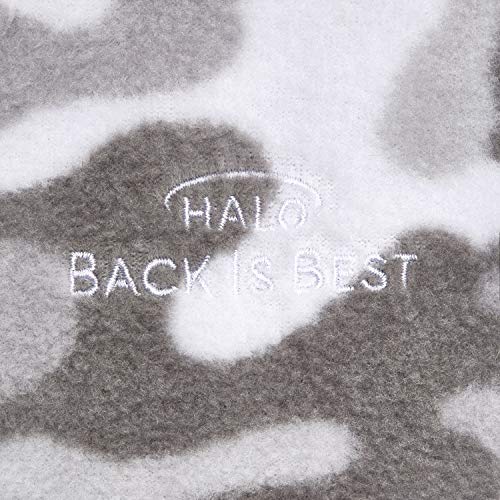 HALO Sleepsack Micro-Fleece Wearable Blanket, TOG 1.0, Sand + Stone, Medium