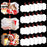 Yookeer 48 Pcs Christmas Sublimation Ornament Blanks MDF Board Personalized Printing Hanging Ornaments Double Sided Blank Heat Transfer Pendant with Rope for DIY Decor, white