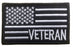 Antrix 2 Pack Tactical USA US American Flag Veteran Patch Fully Embroidered US Army Navy Air Force Coast Guard Veteran Military Applique Emblems Badges Patch- Veteran