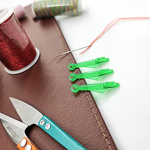 30 Pcs Sewing Machine Needle Threader Fish Type Quick Sewing Threader Embroidery Floss Automatic Sewing Craft DIY Tool