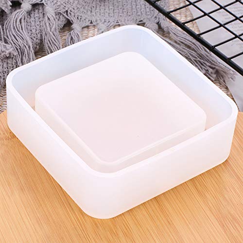 2 Packs Square Ashtray Molds for Resin Casting Silicone Molds for Ashtrays DIY Resin Art Molds for Epoxy Resin