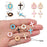 Aylifu 40pcs 2 Styles Enamel Cross Charms Alloy Religious Cross Crucifix Jesus Pendants Charms Jewelry Accessories for Easter DIY Necklace Bracelet Earrings Crafts, 4 Colors