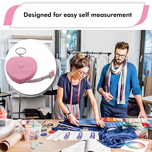 Measuring Tape - Body & Fabric Measure Tape for Sewing, Seamstress, Tailor, Cloth, Waist, Crafting, Fitness-Retractable, Dual Sided Multipurpose Metric Tape 60 inches