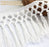 FQTANJU 3 Yards 14cm Wide Tassel Trim, Cotton Tassel Fringe Boho Macrame Tassel Ribbon for Sewing Accessories DIY Crafts and Home Decoration (Lvory White)