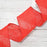 Morex Ribbon Burlap Ribbon, 2.5" x 10 Yd, Rose Red