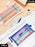 JARLINK 40 Pack 10 Colors Zipper Mesh Pouch, Pencil Storage Pouches Multipurpose Travel Bags for Office Supplies Cosmetics Travel Accessories Multicolor