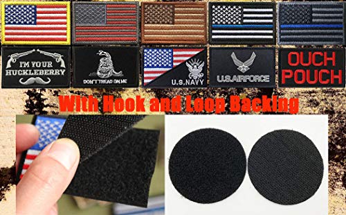 Zcketo 2 PCS Canada Flag Patches Hook and Loop Fastener Embroidered Tactical Military National Canadian Patch for Attach to Caps,Bags,Backpacks,Vest,Uniforms,Team,Tactical Clothes Etc.
