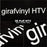 GIRAFVINYL 3D Puff Heat Transfer Vinyl Glow in The Dark Cream White HTV Iron Vinyl for DIY T Shirt and Fabric，10" X 4ft