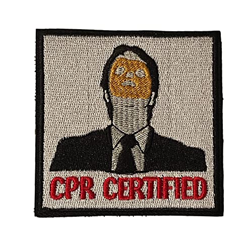 CPR Certified Patch, Morale Patch, Meme Patch, Patches for Backpacks, Morale Patch, Military Patch, Hook and Loop, Tactical Backpack, Murph, Veteran Owned