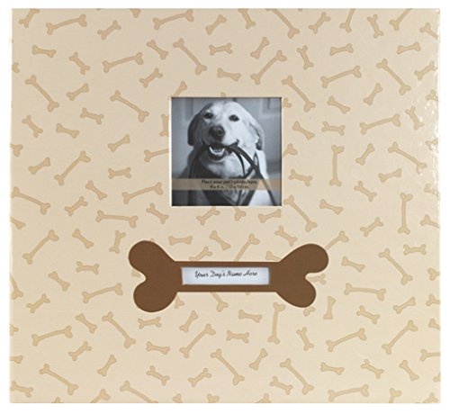 MCS Expandable 10-Page Pet Scrapbook Album with Photo Opening Cover and 12 x 12 Inch Pages, 13.5 x 12.5 Inch, Dog