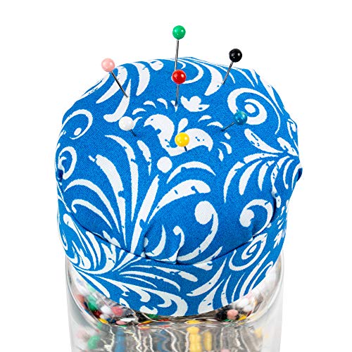 SINGER 1-Inch Ball Head Jar with Pin Cushion Lid, Multicolor