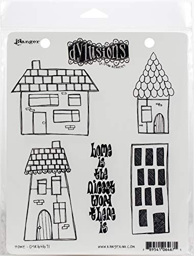Ranger Dyan Reaveley's Dylusions Cling Stamp Collections 8.5"X7"-Home