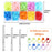 120 Pieces Knitting Crochet Stitch Markers, Colorful Knitting Markers Crochet Clips with 9 Pieces Big Eye Sewing Needles (2inch×3/2.3inch×3/ 2.7inch×3)