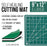 U.S. Art Supply 9" x 12" Green/Black Professional Self Healing 5-Ply Double Sided Durable Non-Slip Cutting Mat Great for Scrapbooking, Quilting, Sewing and all Arts & Crafts Projects