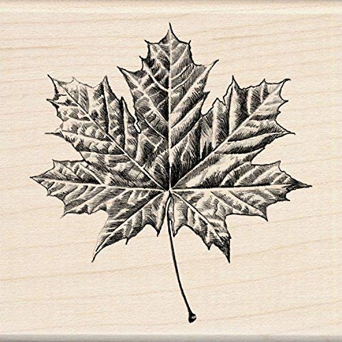 Inkadinkado Maple Leaf Wood Stamp