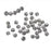 LolliBeads (TM) 10mm 40 Pcs Tibetan Silver Round Hollow Spacer Charm Beads Jewelry Findings Mix Lot Box Set Assortment