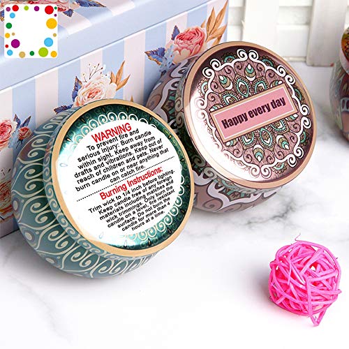 Candle Warning Labels 1.5 inch Candle Jar Container Stickers Candle Making Stickers Warning 500 Pcs Per Roll Waterproof Candle Safety Labels Sticker Decal for Soy Wax Candle Jars,Tins and Votives