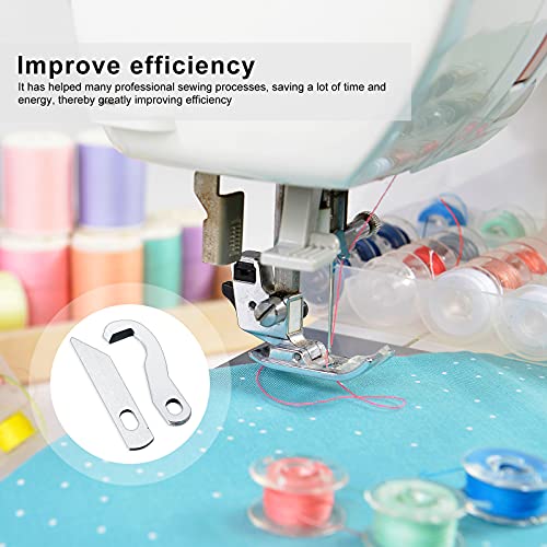 4 Pieces Serger Blade Sewing Machine Blades Serger Knife Overlock Blade Household Overlocker Knife Set Compatible with Brother 925D 929D 935D 1034D Upper and Lower Knife X77683001 XB0563001