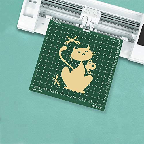DOOHALO Cutting Mat for Cricut Maker and Cricut Explore Air2/One Smart Cutting Machine Expression 12 X 12 inch 3 Pack Replacement Stronggrip Adhesive Vinyl Mats