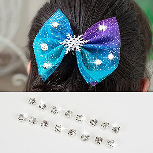 1500 Pcs 4 mm Sew On Cystal White Rhinestones Glass Rhinestone Silver Plated Metal Back Prong Setting Sewing Claw Rhinestone for Costume, Clothes, Garments, Dress, Earring, Belt and Shoes