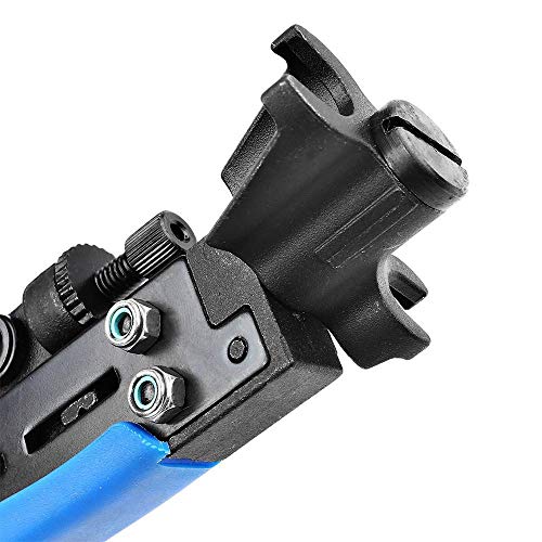 Coax Cable Crimper Kit, Yangoutool Coaxial Compression Tool, Adjustable RG6 RG11 RG59 75-5 75-7 Coaxial Cable Stripper