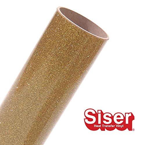 Siser Glitter 11.8"x5yd Roll (Old Gold, 15ft)