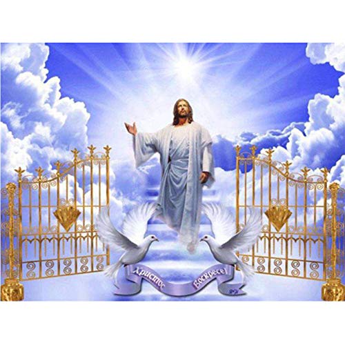 DIY 5D Diamond Painting Kits for Adults Full Drill Diamond Painting Jesus Christ Christian for Home Wall Decor 30X40cm