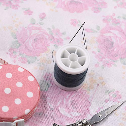 2 Pieces Vintage Needle Case Convenient Needle Storage Sewing Supplies with 24 Pcs Self-Threading Needles for Storing Handmade Sewing Embroidery Needle Accessories