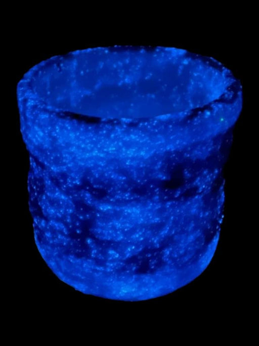 Penguin Pottery - Glow in The Dark Pottery Glaze - Aqua - Low Fire Glaze Cone 06 - Glow in The Dark Paint for Ceramics (5 oz | 148 ml)