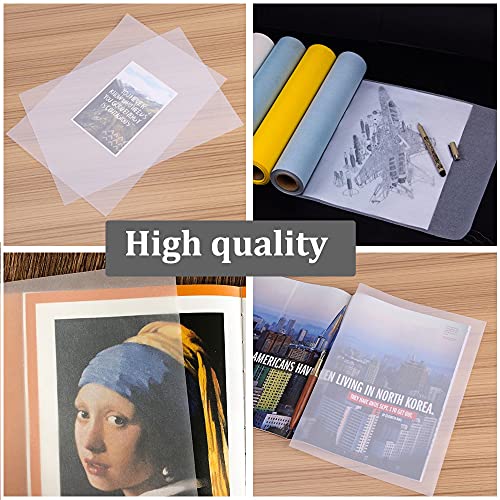 400 Pcs Artist's Tracing Paper A4 Size Translucent Sketching Paper,8.3 x 11.5 Inch Tracing Pad for for Pencil,Marker and Ink
