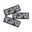 U-Sky Sew or Iron on Clothes Patches, Pack of 3pcs Funny Letter Patches Don't Follow Me I'm Lost Too Motorcycle Biker Jacket Patch for Jeans, Backpacks, Size: 3.9x1.5 inch