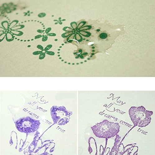 Lsushine Craft Ink Pad Stamps Partner Diy Color,15 Color Craft Ink Pad for Stamps, Paper, Wood Fabric (pack of 15)