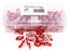 iExcell 100 Pcs Red All Purpose Craft Clips - Best for Sewing Clips, Quilting Clips, Crafters, Crochet, Knitting