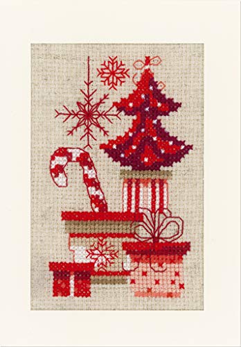 Vervaco Greeting Card kit Christmas Motifs Set of 3