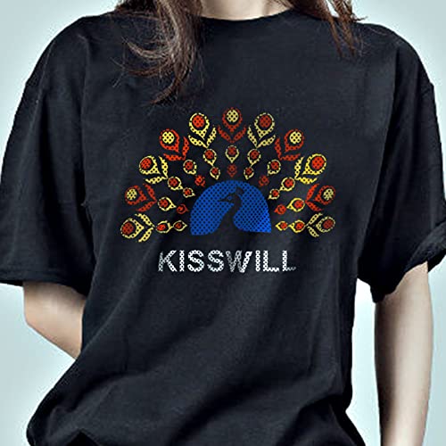 KISSWILL Mesh Hole HTV Heat Transfer Vinyl - 12 Inch x 5 Feet PU Perforated Iron on Vinyl Rolls for T-Shir, HTV Vinyl for DIY Clothing (White)