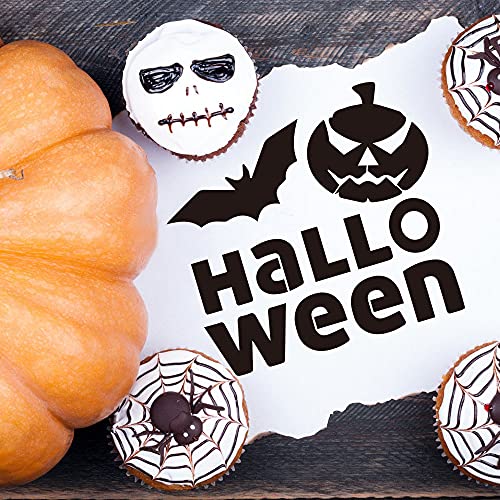 16 Pieces Halloween Stencils for Painting on Wood - Pumpkins Grimace Scarecrow Ghost Halloween Set for Home Party Decor Signs - DIY Crafts Spraying Wall