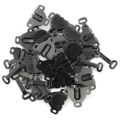 HJ Garden 20PCS Sewing Hooks and Eyes Closure Skirt Hooks and Eyes Sewing, Hook and Eye Closure for Bra Trousers Skirt Dress, Trousers, Skirt, Dress, Pants Sewing DIY Craft (Black Ancient Bronze)